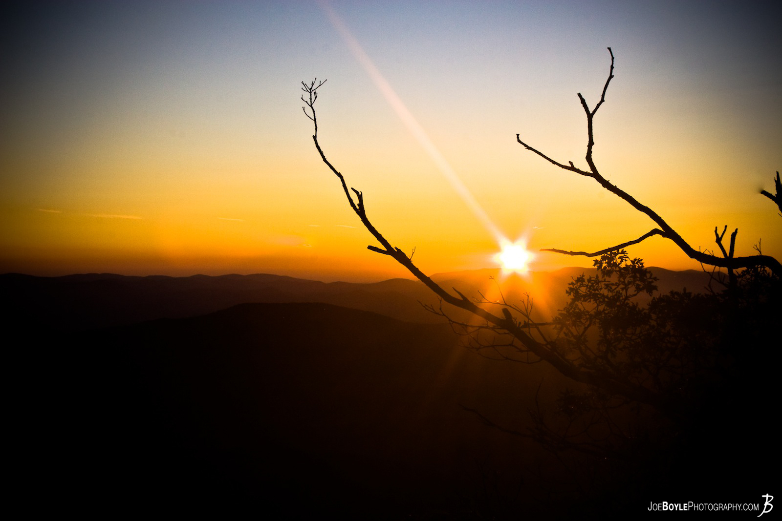  I captured this image from the top of Blood Mountain. This mountain is the highest point of the AT within Georgia. 