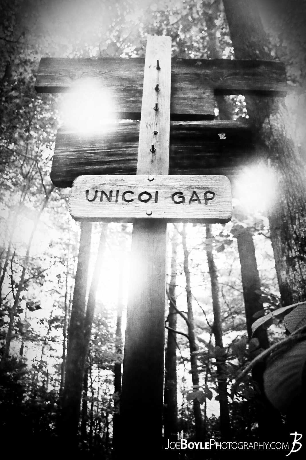  As I was hiking a segment of the Appalachian Trail we ended at Unicoi Gap. It was a hard trek for me as it was one of my first week long backpacking trips so making it to the "finish line" was a welcome sight! 
