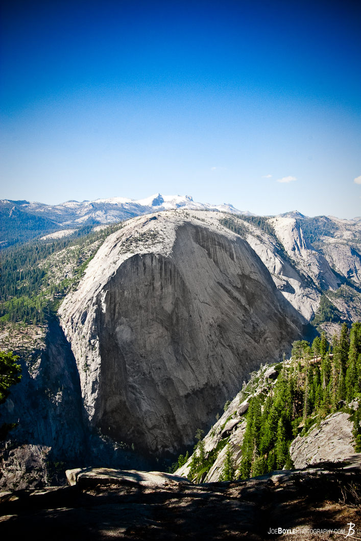  Halfdome in Yosemite National Park. Halfdome is a unique experience for a day hike! Here is some more information about it: http://www.nps.gov/yose/planyourvisit/halfdome.htm 
