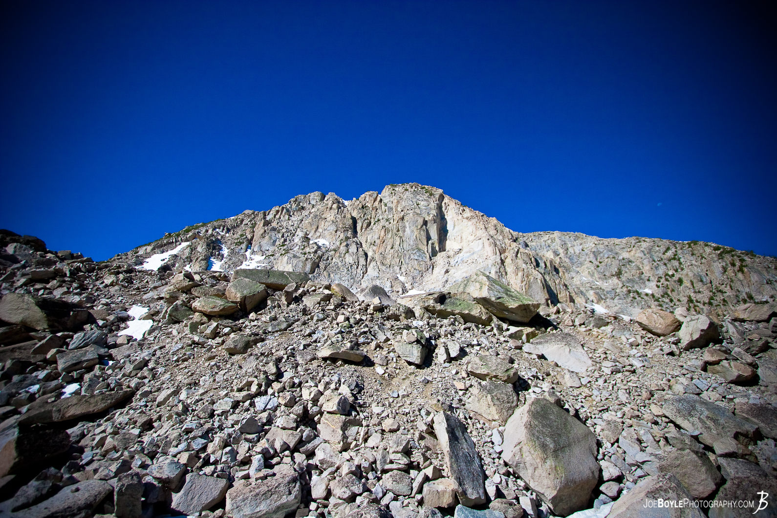  I took the image of this mountain while hiking the John Muir Trail. 