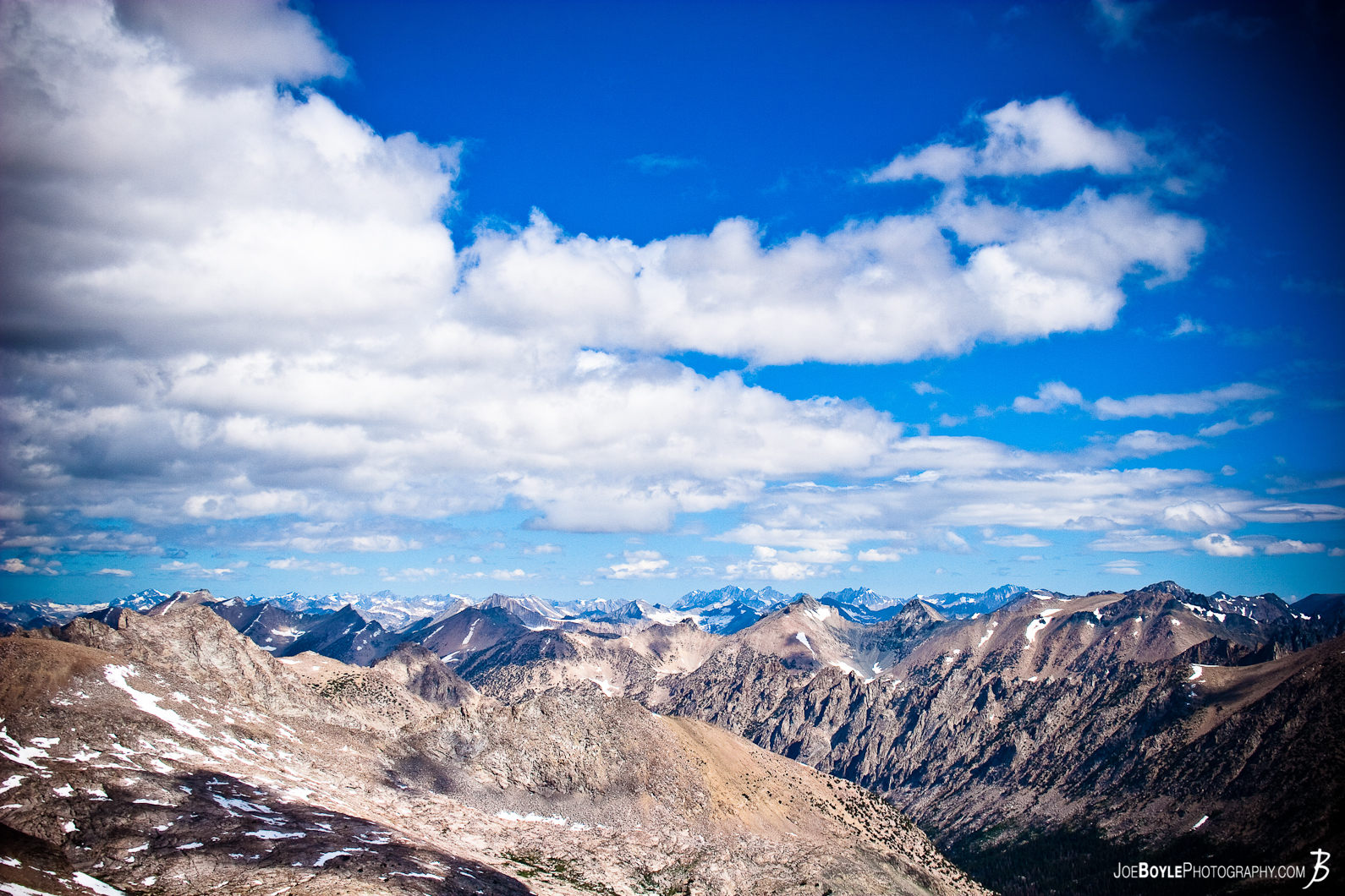  This was the view from on top of Forrester Pass. The last pass before reaching Mt. Whitney! 
