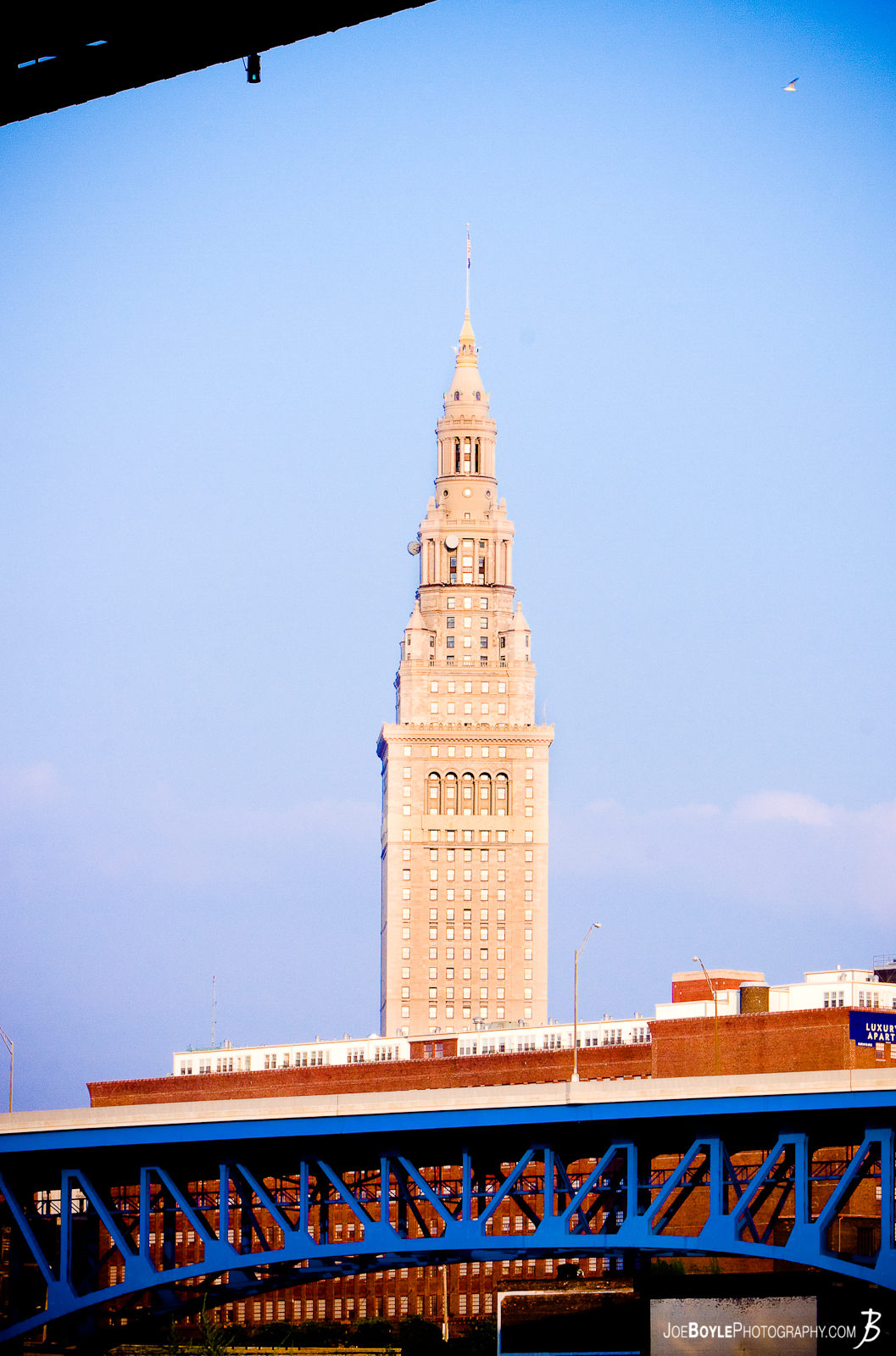  This photo of the terminal tower was taken from Whiskey Island. Whiskey Island is a great place to relax, play volleyball and enjoy the company of friends! 