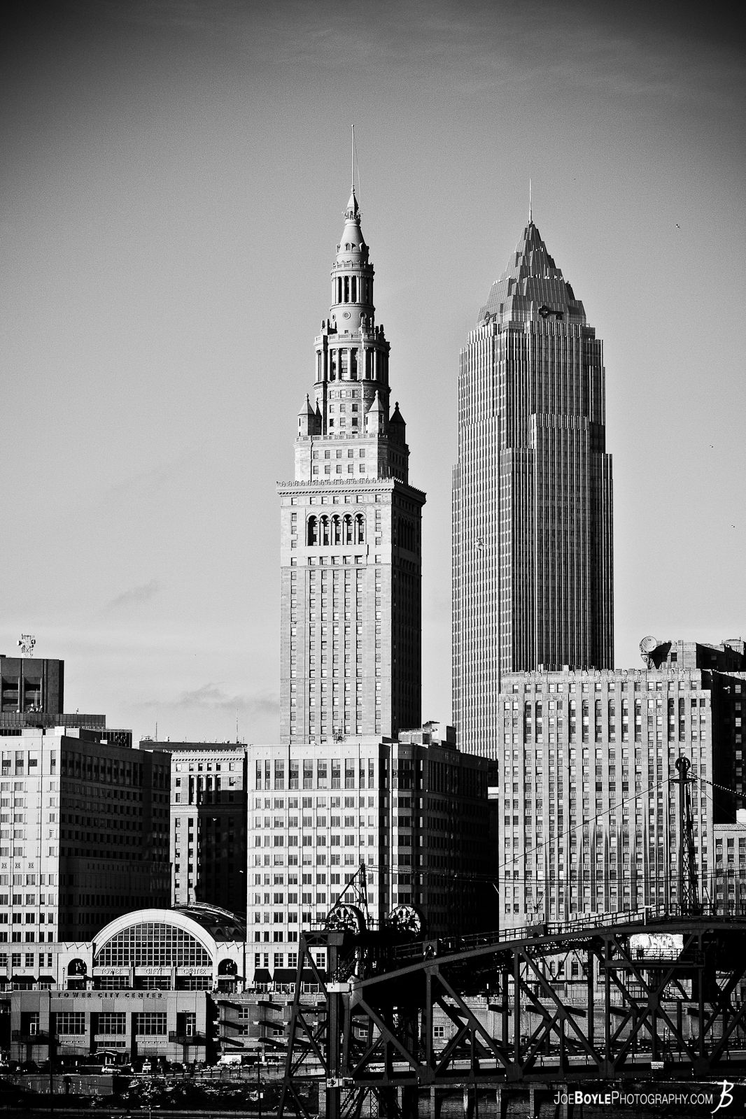  I took this image from the Hope Memorial Bridge. Featured here is the Terminal Tower and Key Tower. 