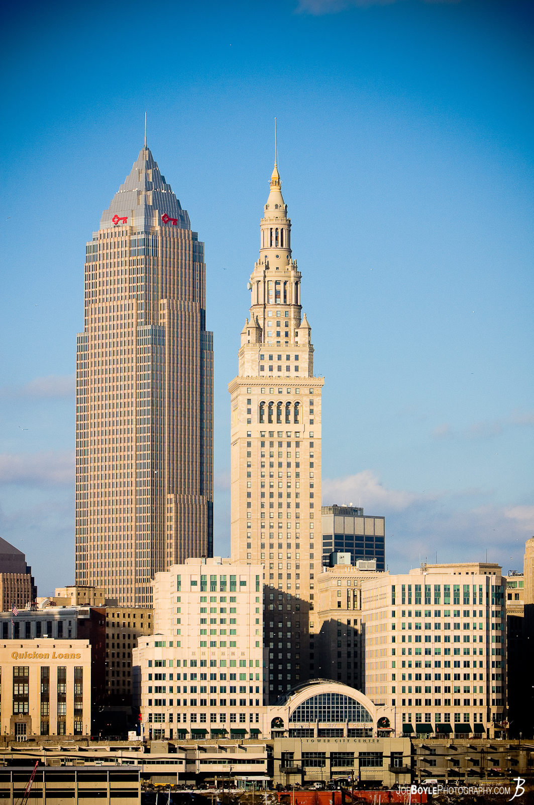  I took this image from the Hope Memorial Bridge. Featured here is the Terminal Tower and Key Tower. 
