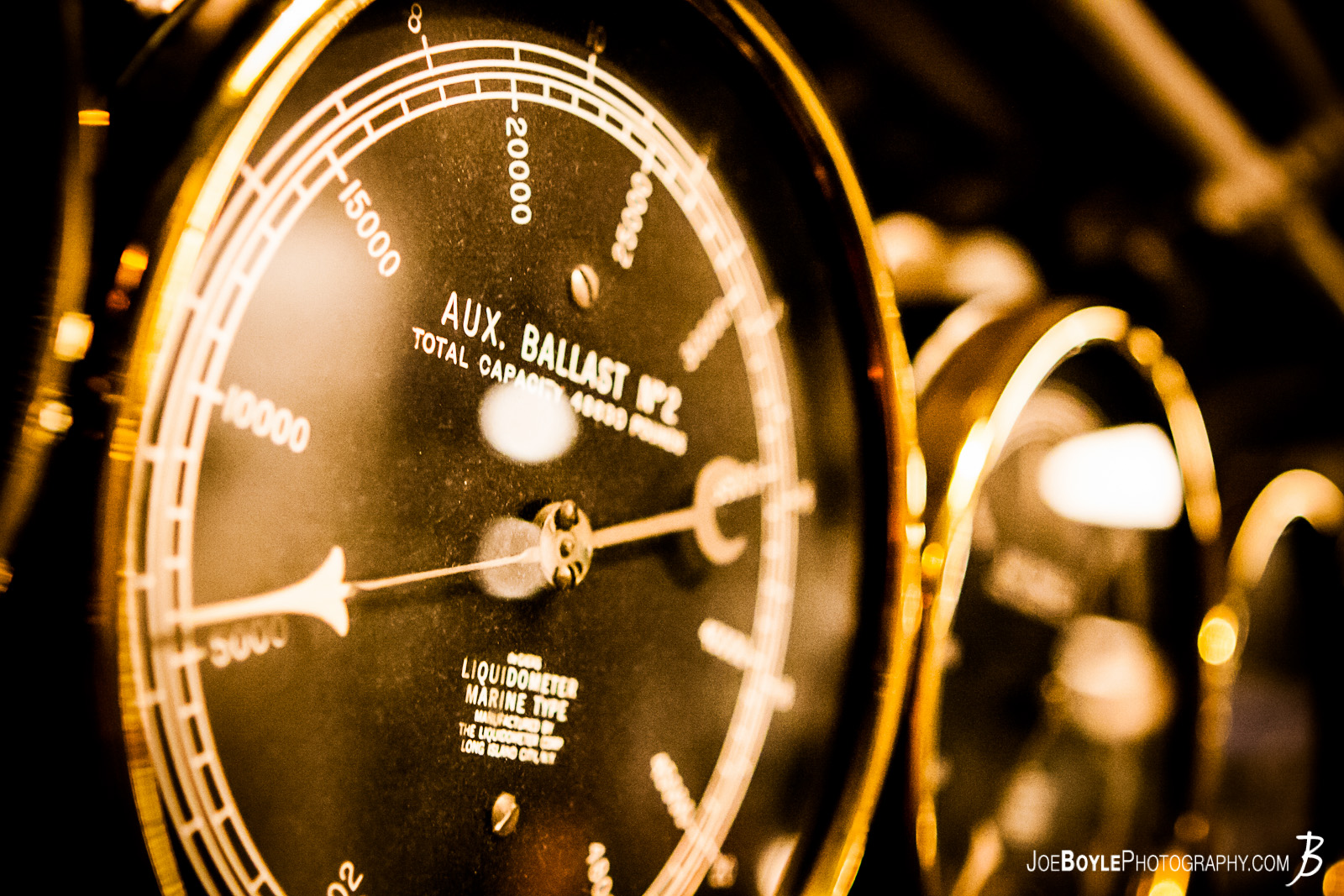  While on a trip to Hawaii I made a visit to Pearl Harbor on Oahu. I was able to capture a photo of this gauge while aboard the submarine. This vessel lived through a traumatic era of American History. 