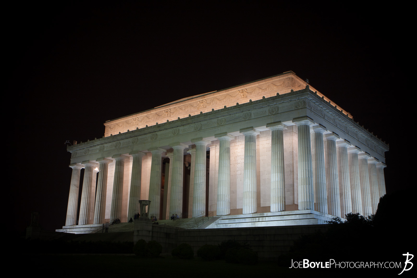  While I was in Washington, DC I was able to take some great night images of a few of the iconic landmarks that make up this city! Here is an image of the Lincoln Memorial! 