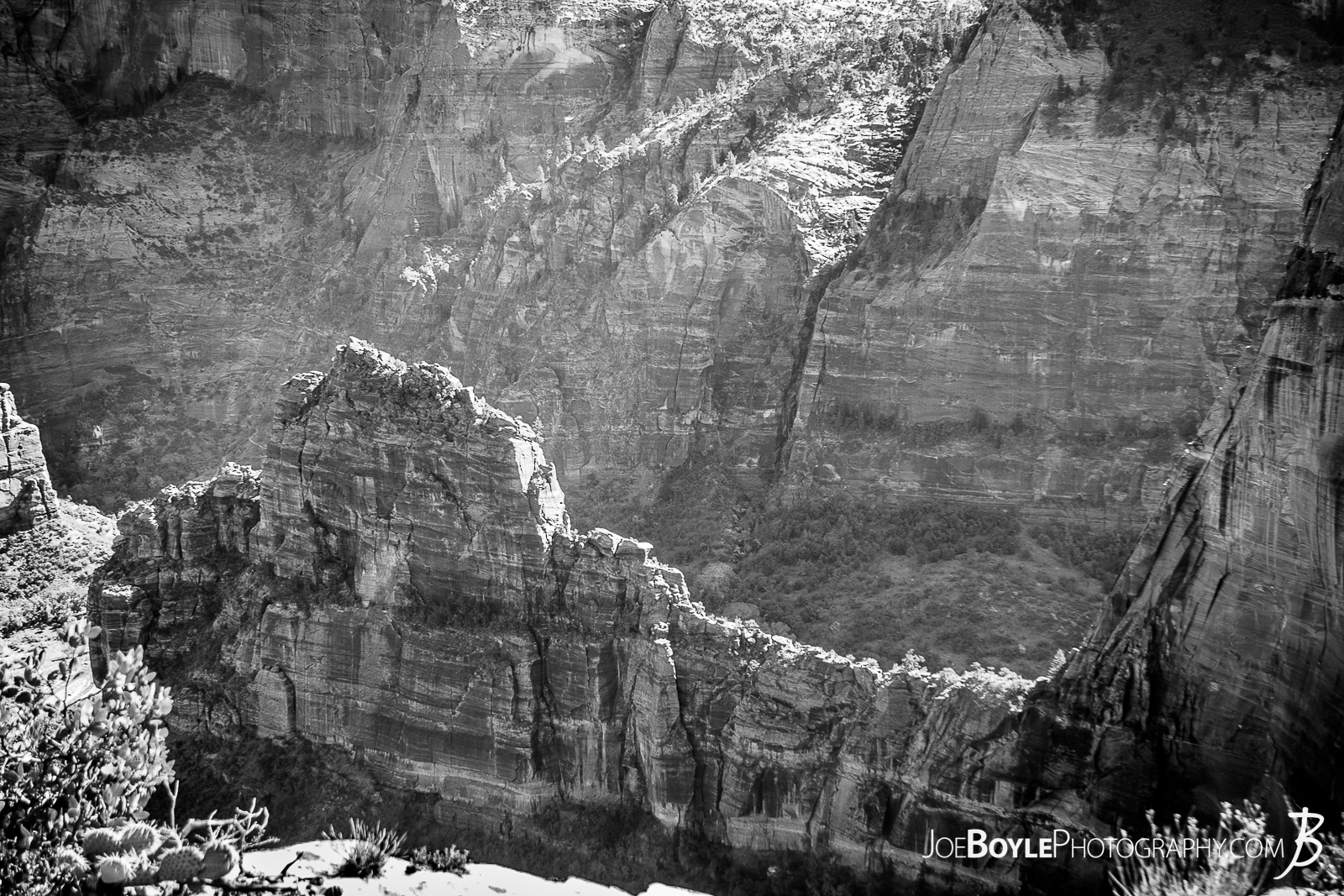  While hiking on the West Rim Trail in Zion National Park my hiking buddy and I were able to see many mountains, canyons and valleys! This is a photo of a cliff we saw near Angel's Landing! We finished up this leg of the trip hiking Angel's Landing and exited at The Grotto.  Here are some links to more articles and hiking info about the West Rim Trail and hiking trails in Zion National Park and a Map of Zion National Park. 