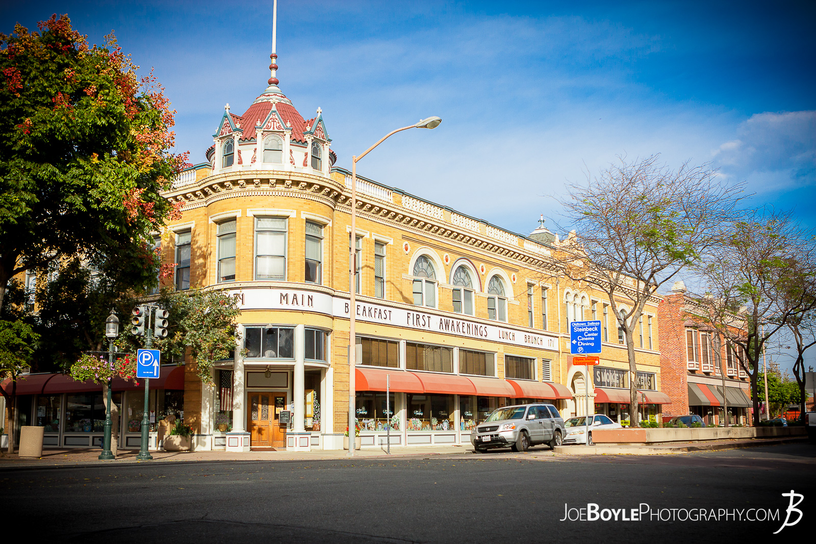  Here is a photo of Oldtown Salinas on 171 Main Street. I really loved the old time look and architecture. Seems like a fun place to have breakfast with a friend! 