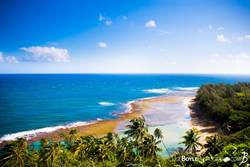 While hiking the Kalalau trail I was able to take this photo Of Ke\\\'e Beach, Hawaii. (Side note: The Kalalau trail was awesome and I highly recommend it to anyone to hike it!)