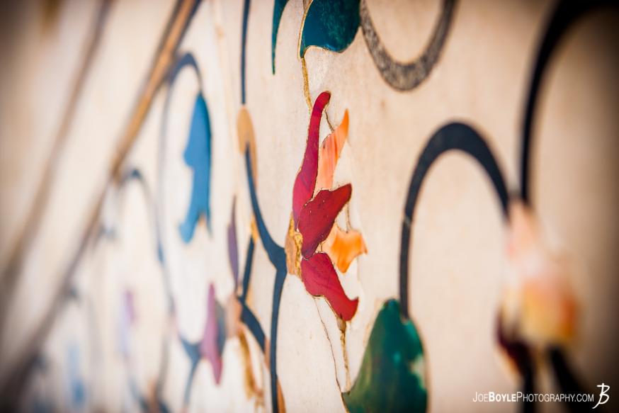 This photo is one of the many thousands hand laid flower and vine motifs.