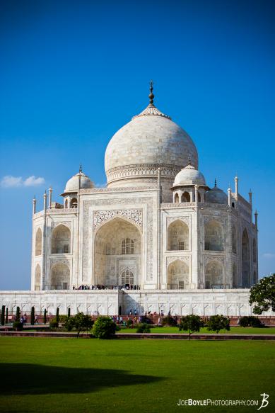 I was on tour with MegaDeth during their 2012 Countdown to Extinction tour. We had a stop over in New Dehli India and we visited the Taj Mahal!