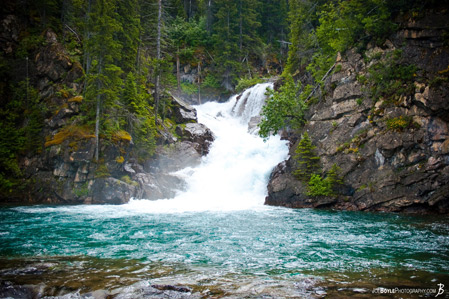 waterfall-at-glacier-national-park