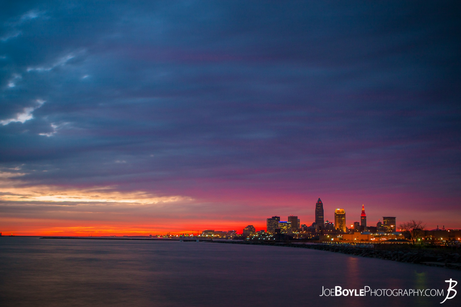 cleveland-sunrise-with-deep-beautiful-colors