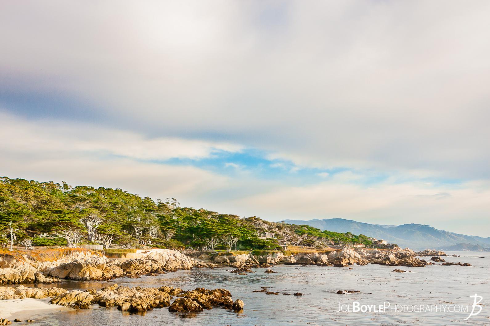 My friends and I were driving on the 17 Mile Drive on our way to Carmel by the Sea. We stopped a few times along the way to take some photos. Here is a picture of the coastline with those cool rocks.