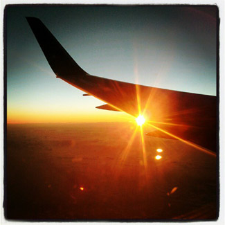 Blog megadeth sunrise flying into santiago chile